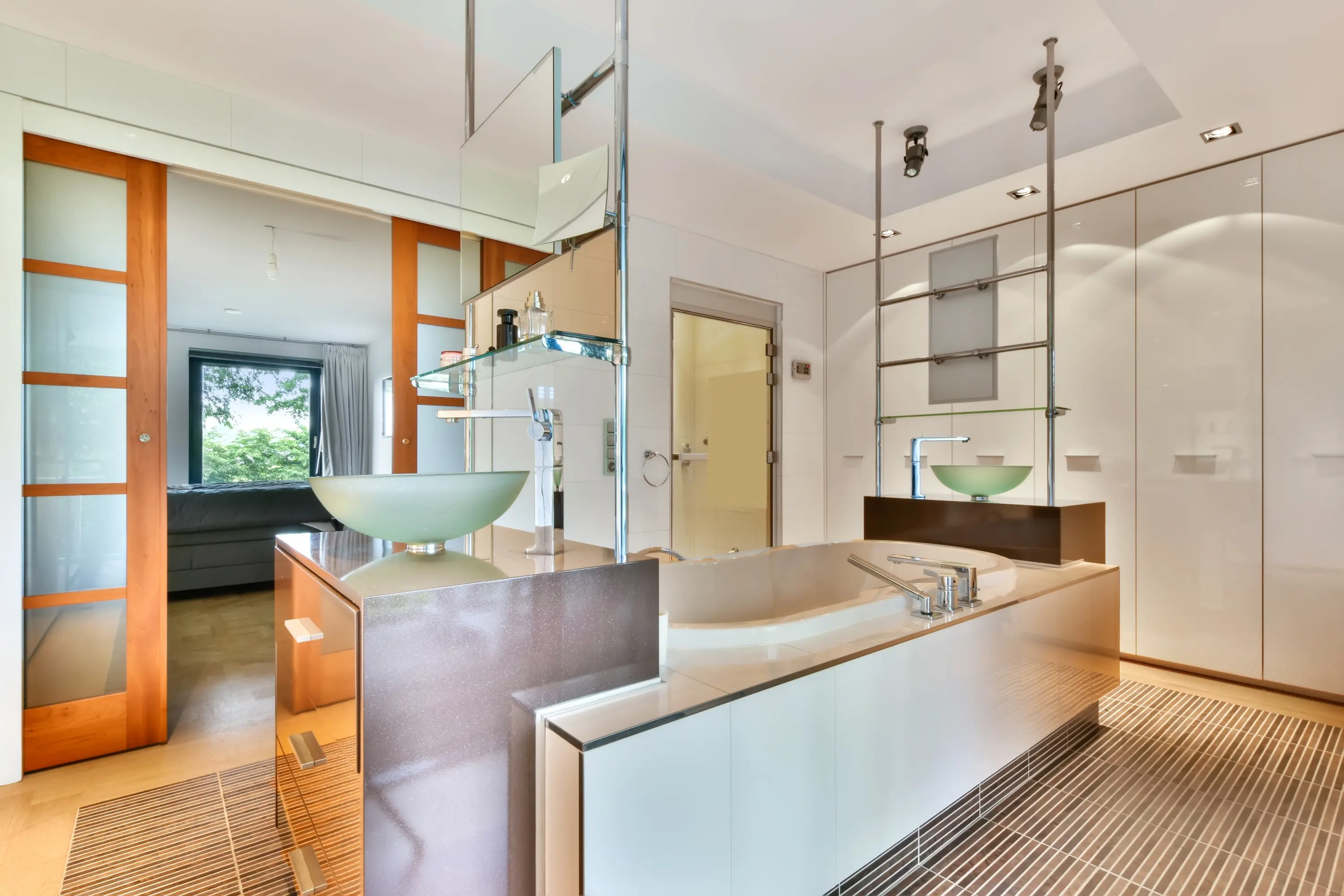 Remodeled bathroom in Madison, CT