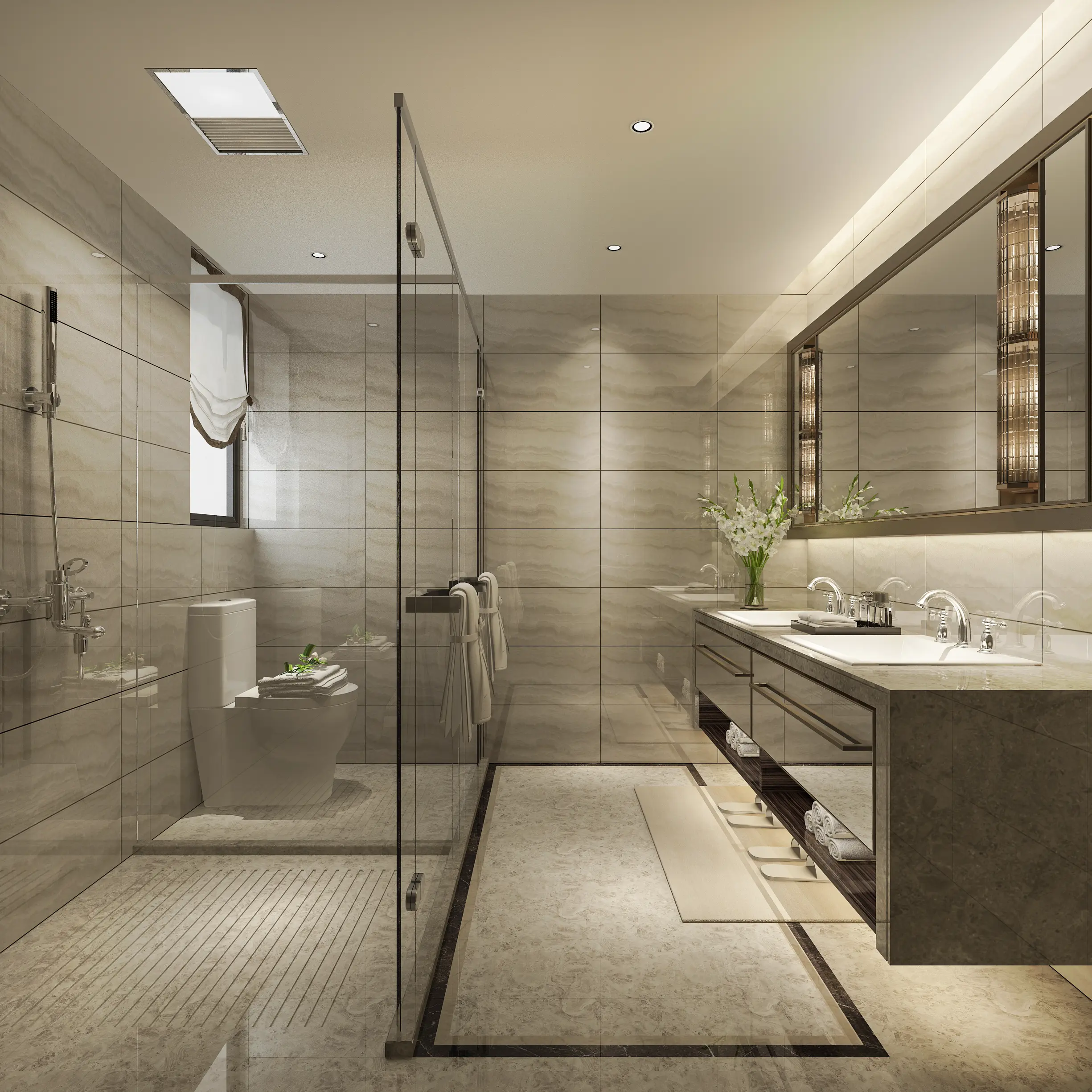Remodeled bathroom in Madison, CT