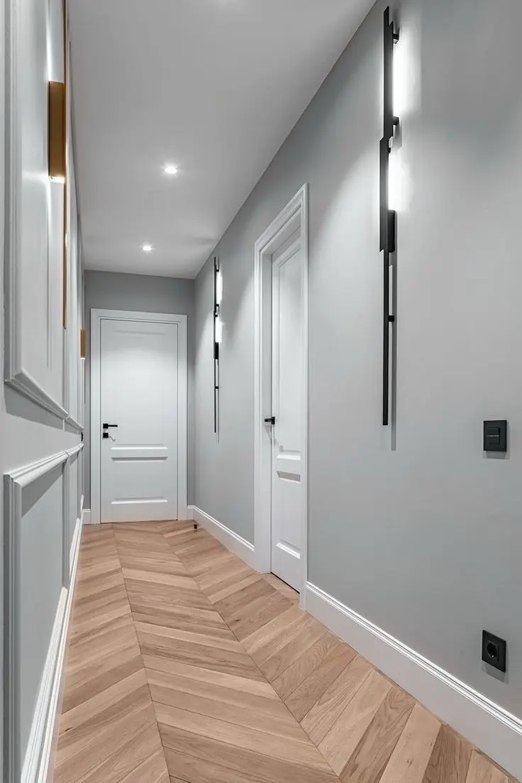 Freshly painted interior walls in a Connecticut home
