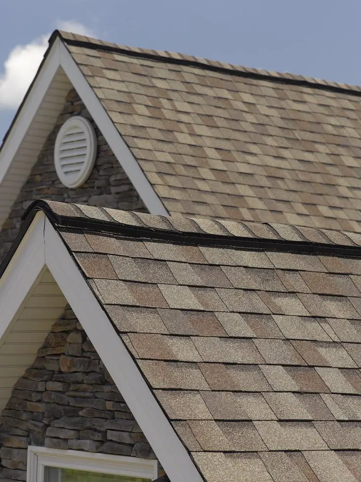 Worn asphalt shingle roof in Connecticut