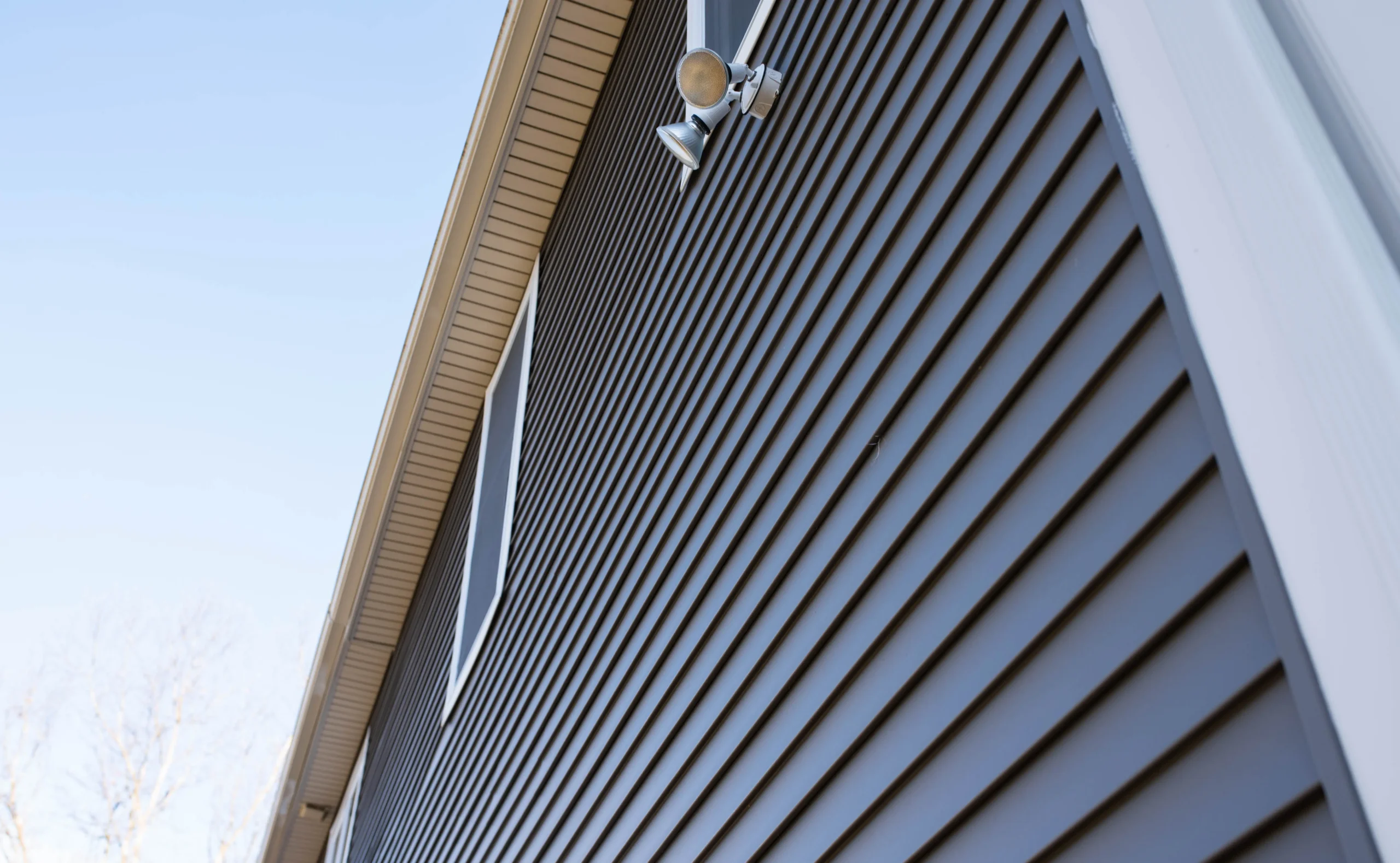 New vinyl siding installed on a Connecticut home